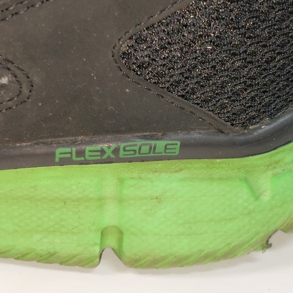 Skechers Flex Sole Lightweight Men's Sneakers Size 13 Green/Black #51365 - Picture 9 of 9